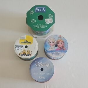 Disney Ribbon Collection with Pooh, Frozen, and Minions